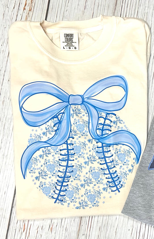 Floral Baseball Tee