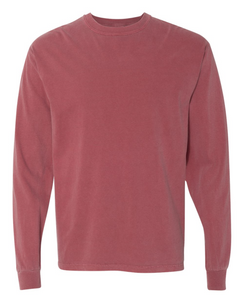Monogrammed Comfort Colors Long Sleeve Tee