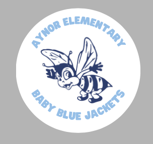 Baby Blue Jacket Circle Sticker