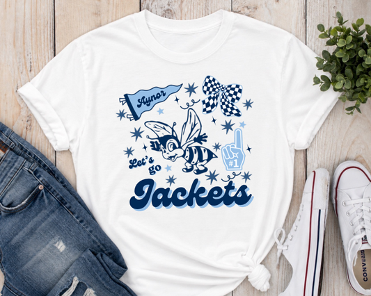 Baby Blue Jackets Spirit Tee