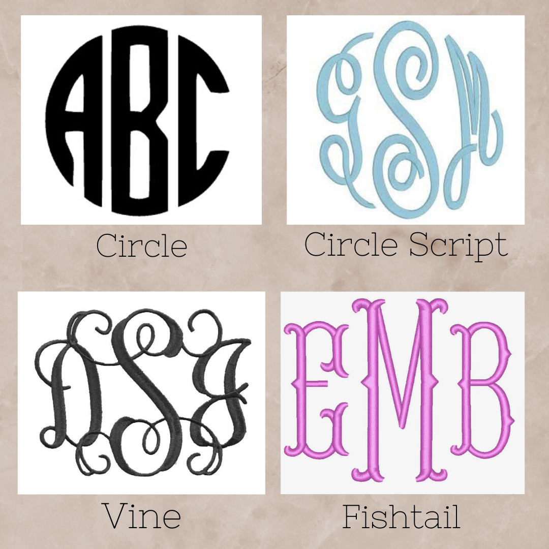 Comfort Colors Monogrammed Long Sleeve Pocket Tee