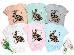 Youth Leopard Bunny Tee