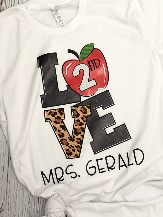 Teacher Love Tee