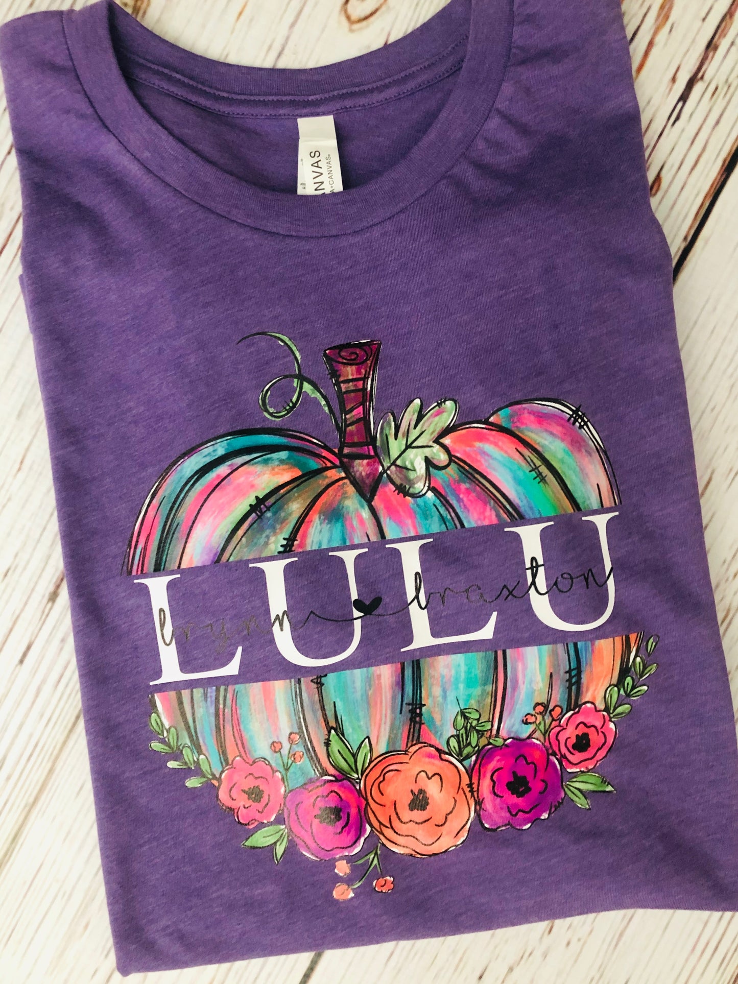 Personalized Pumpkin Tee