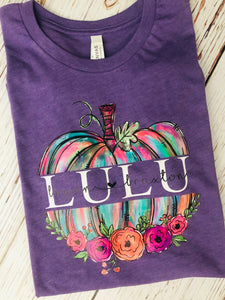 Personalized Pumpkin Tee