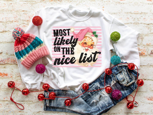 Most Likely on the Nice List