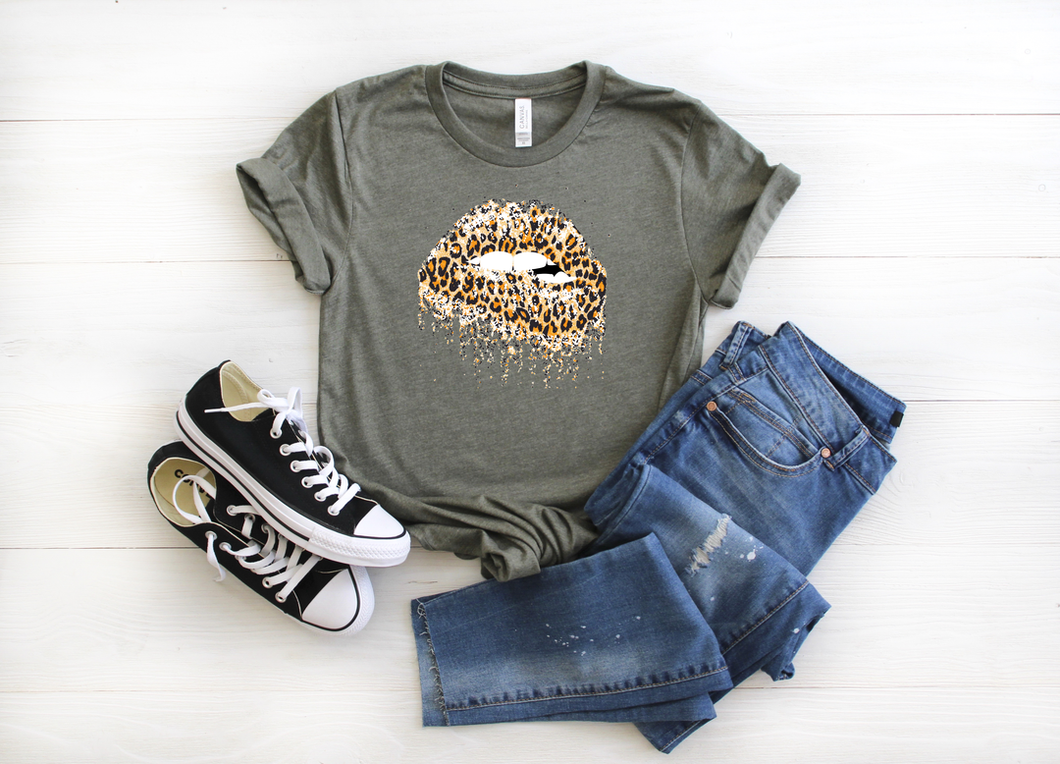 Leopard Lips Tee